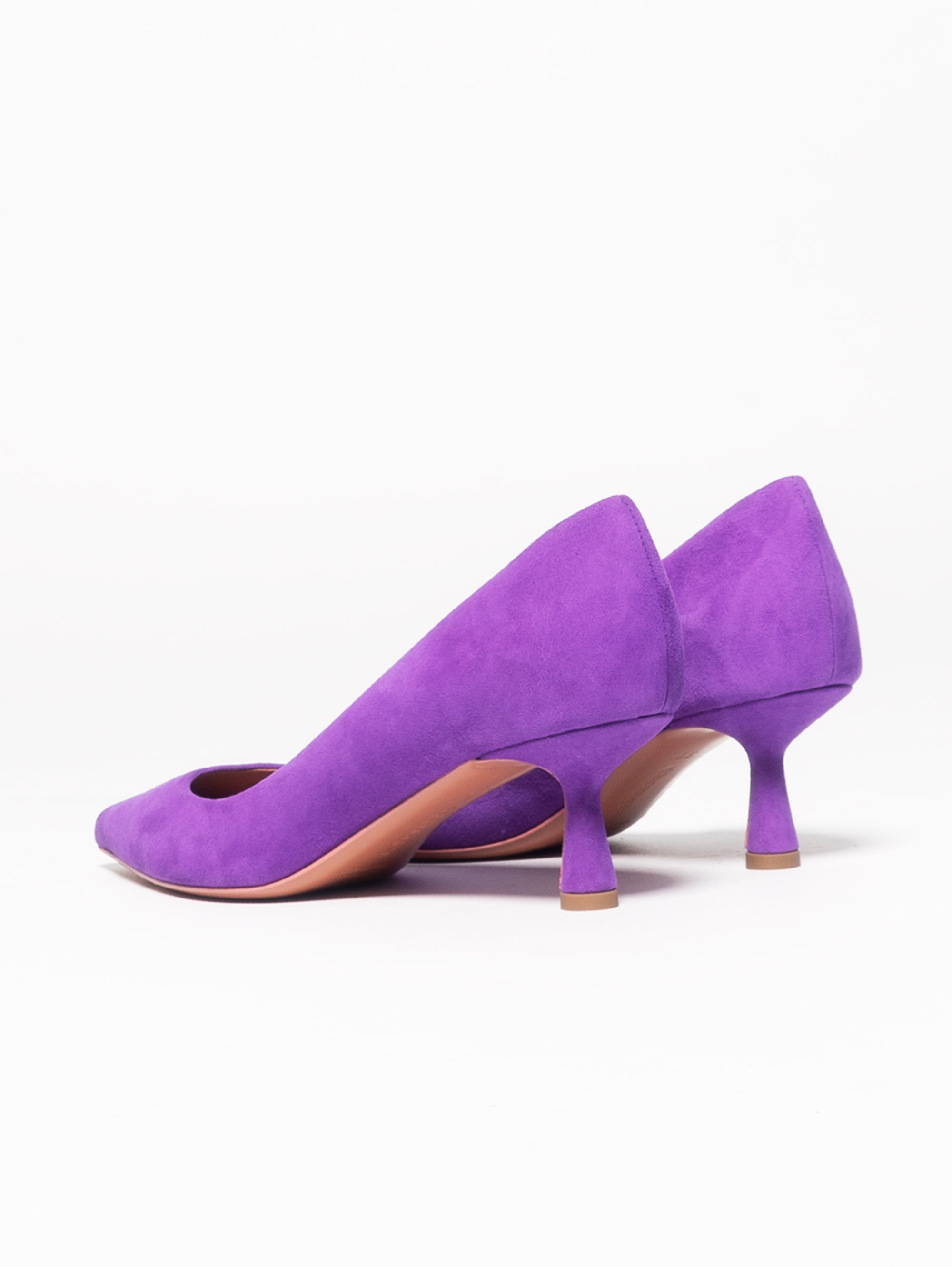 Pointed pumps in Viola Coron Suede