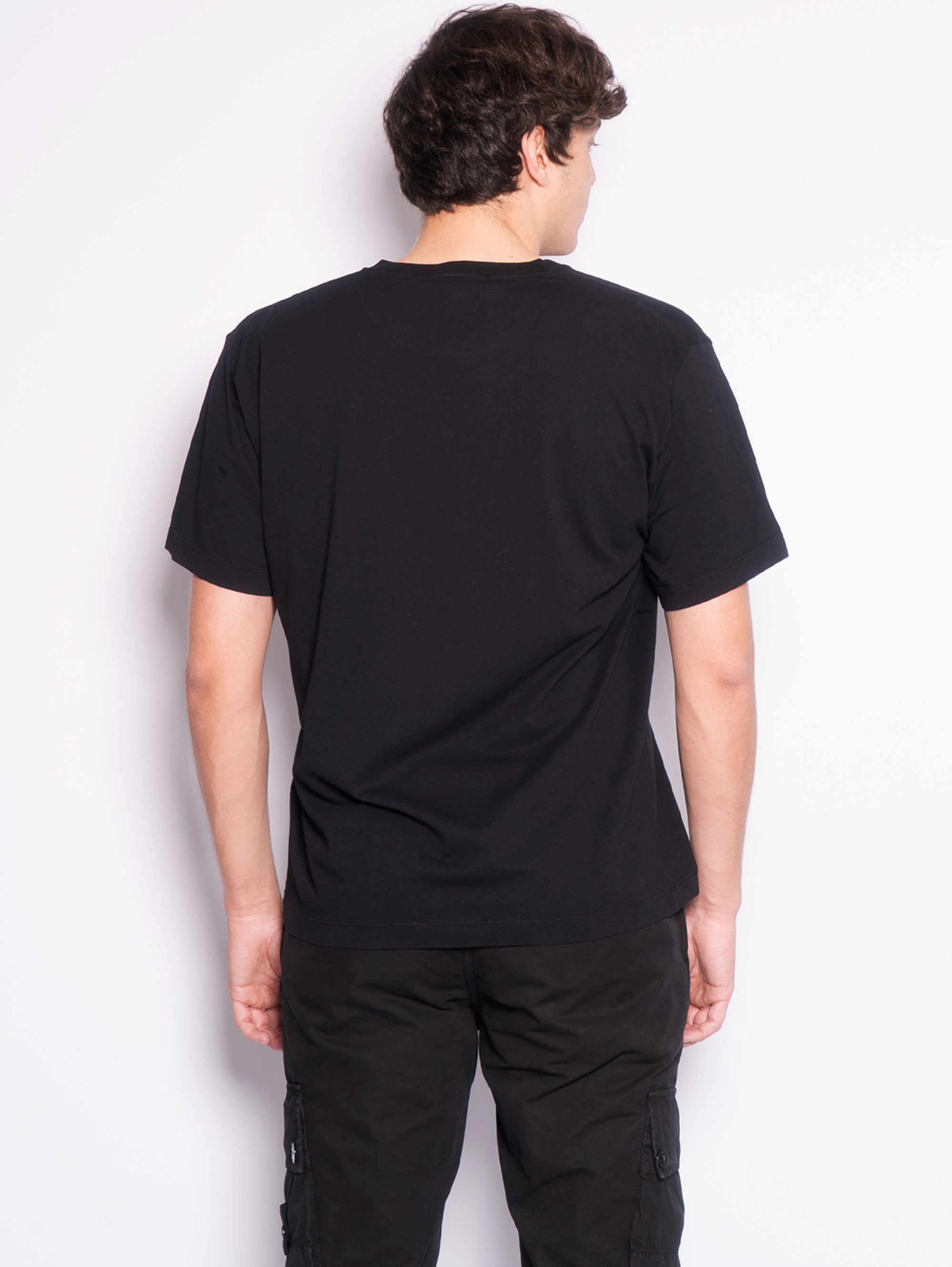 Garment-dyed T-shirt with Black Reflective Logo