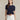 RALPH LAUREN-Maglia a Trecce con Maniche Corte Blu-TRYME Shop