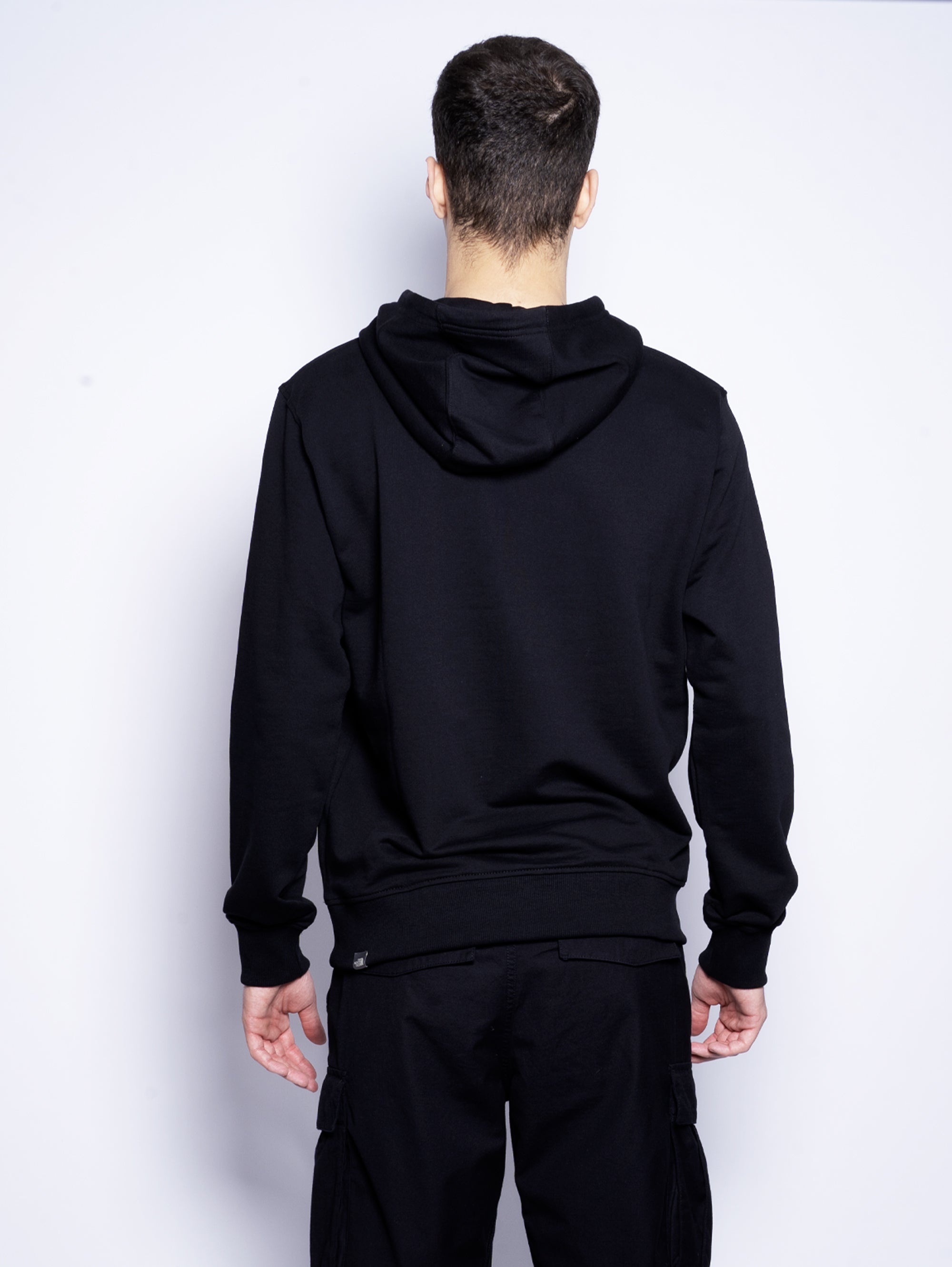 Hooded Sweatshirt with Black Embroidered Logo