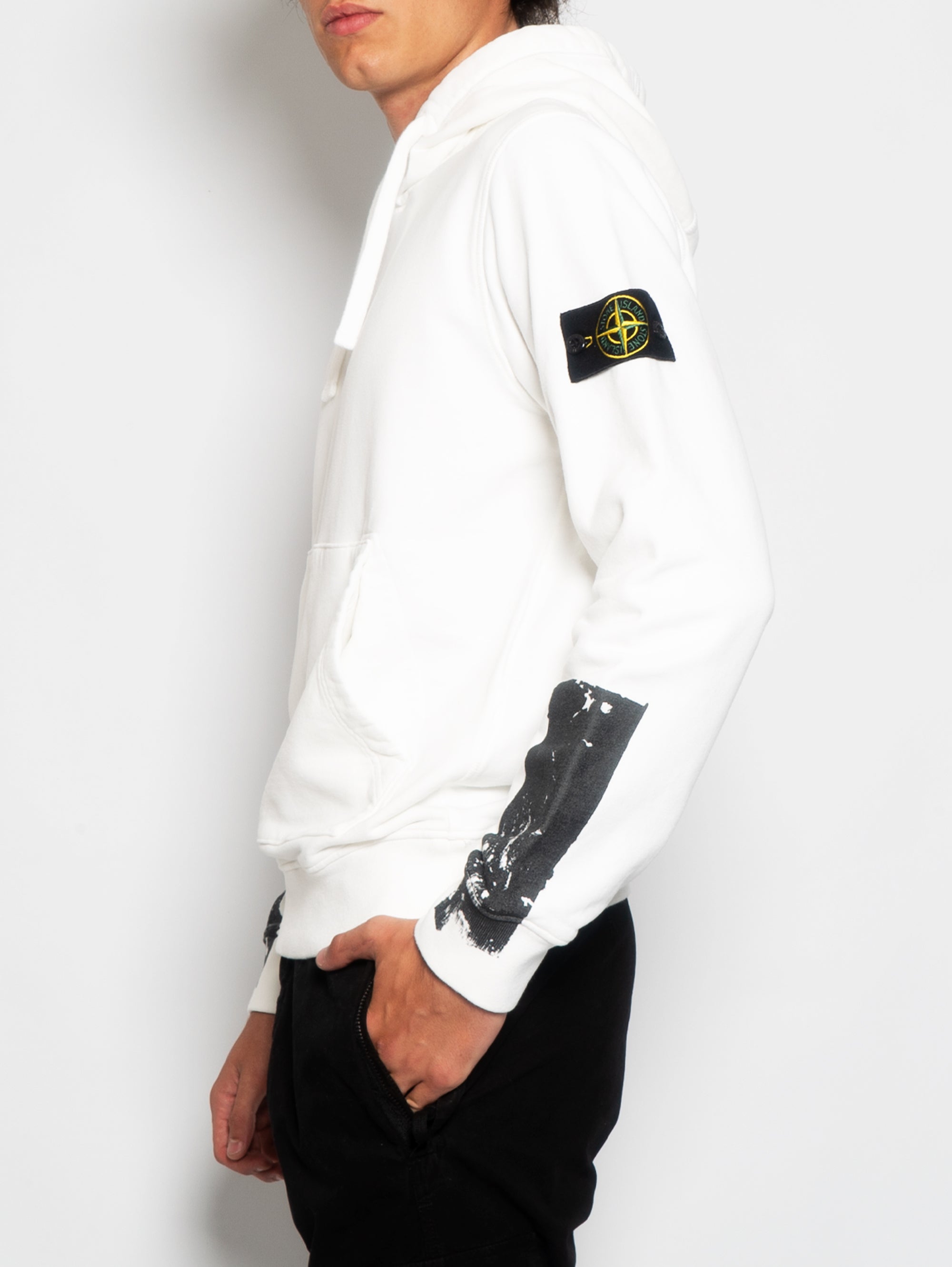 Hooded Sweatshirt with White Reflective Details