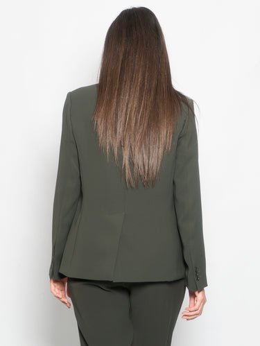 Enkellagige Blazer van Cady Olijfgroen