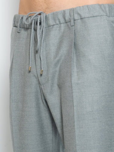 Chino con Pinces Coulisse Isolas Grigio