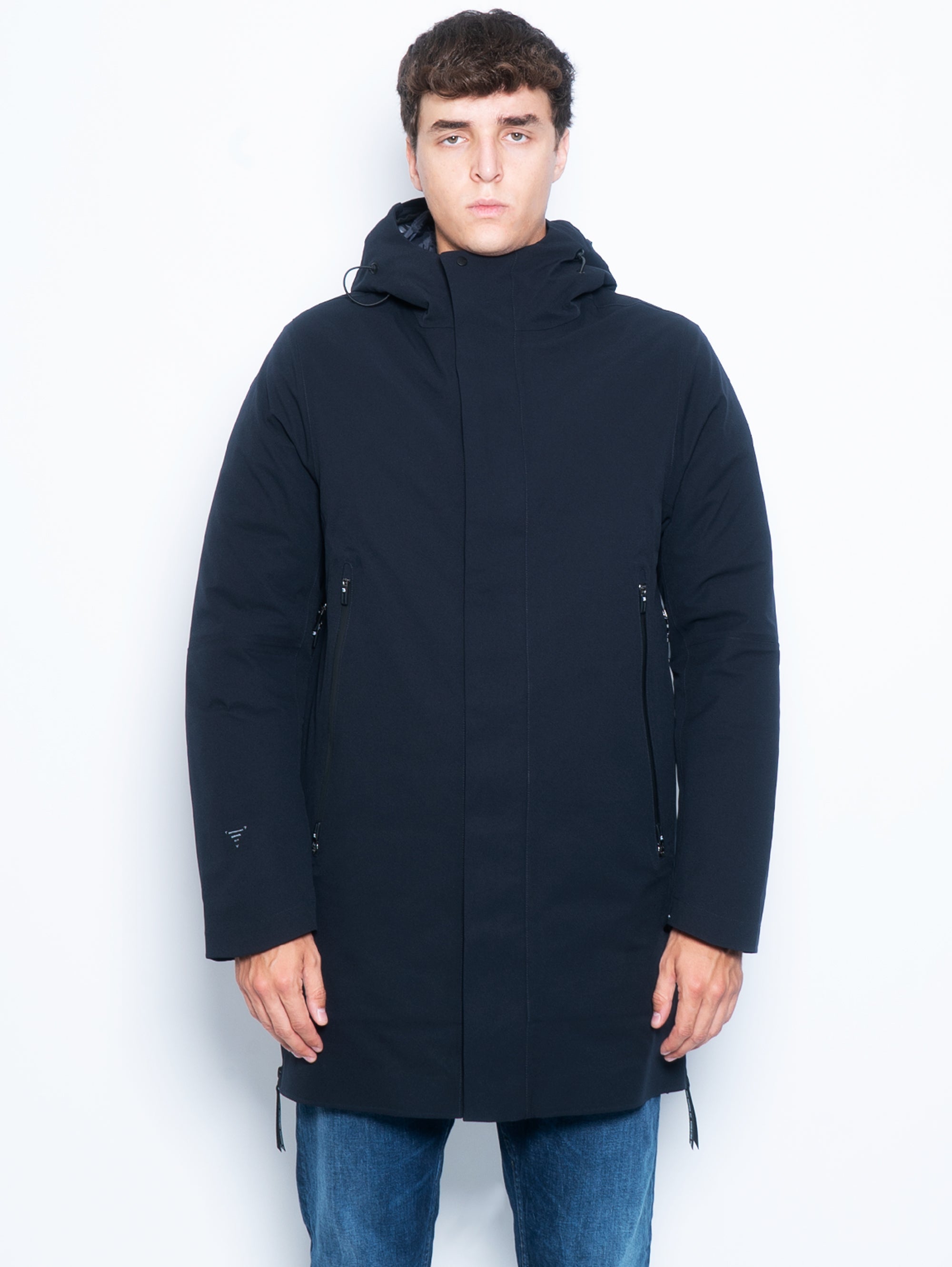 KRAKATAU-Parka Tre in Uno Planck Uomo Nero-TRYME Shop