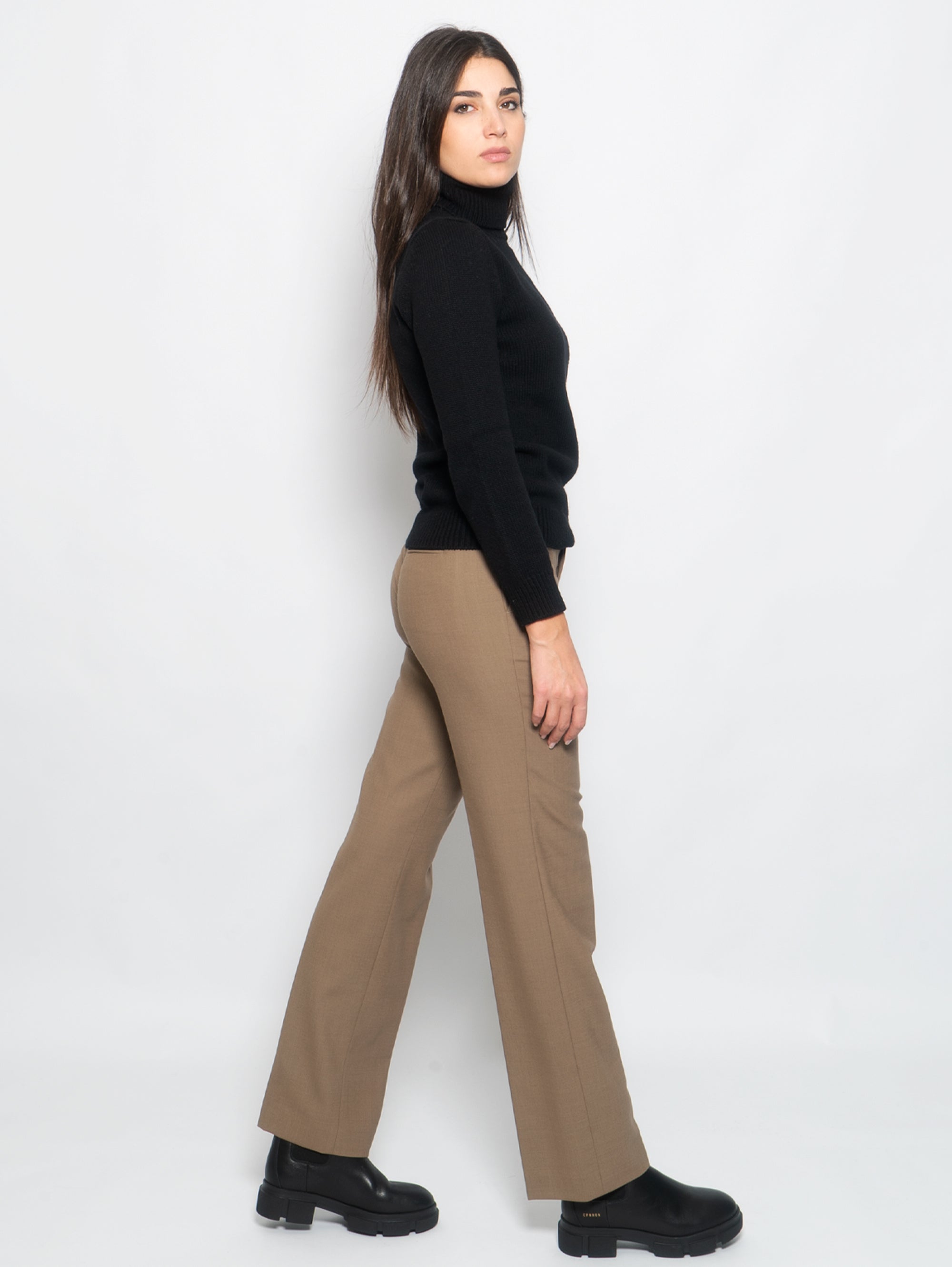 Cortex Straight Leg Wool Chino Trousers