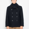 L'IMPERMEABILE-Peacoat in Panno di Lana Blu Navy-TRYME Shop