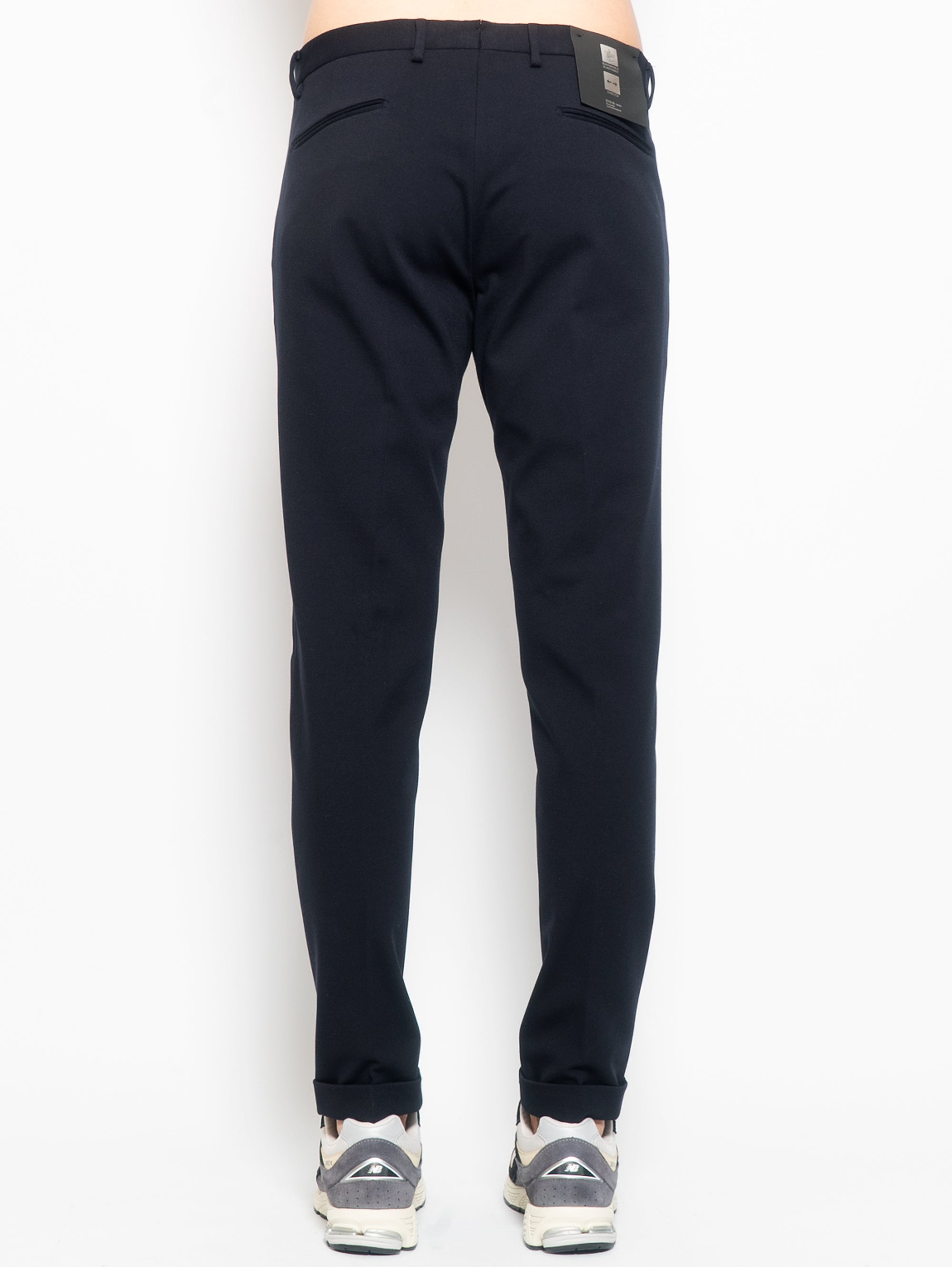 Pantaloni in Jersey Bi-Stretch Blu