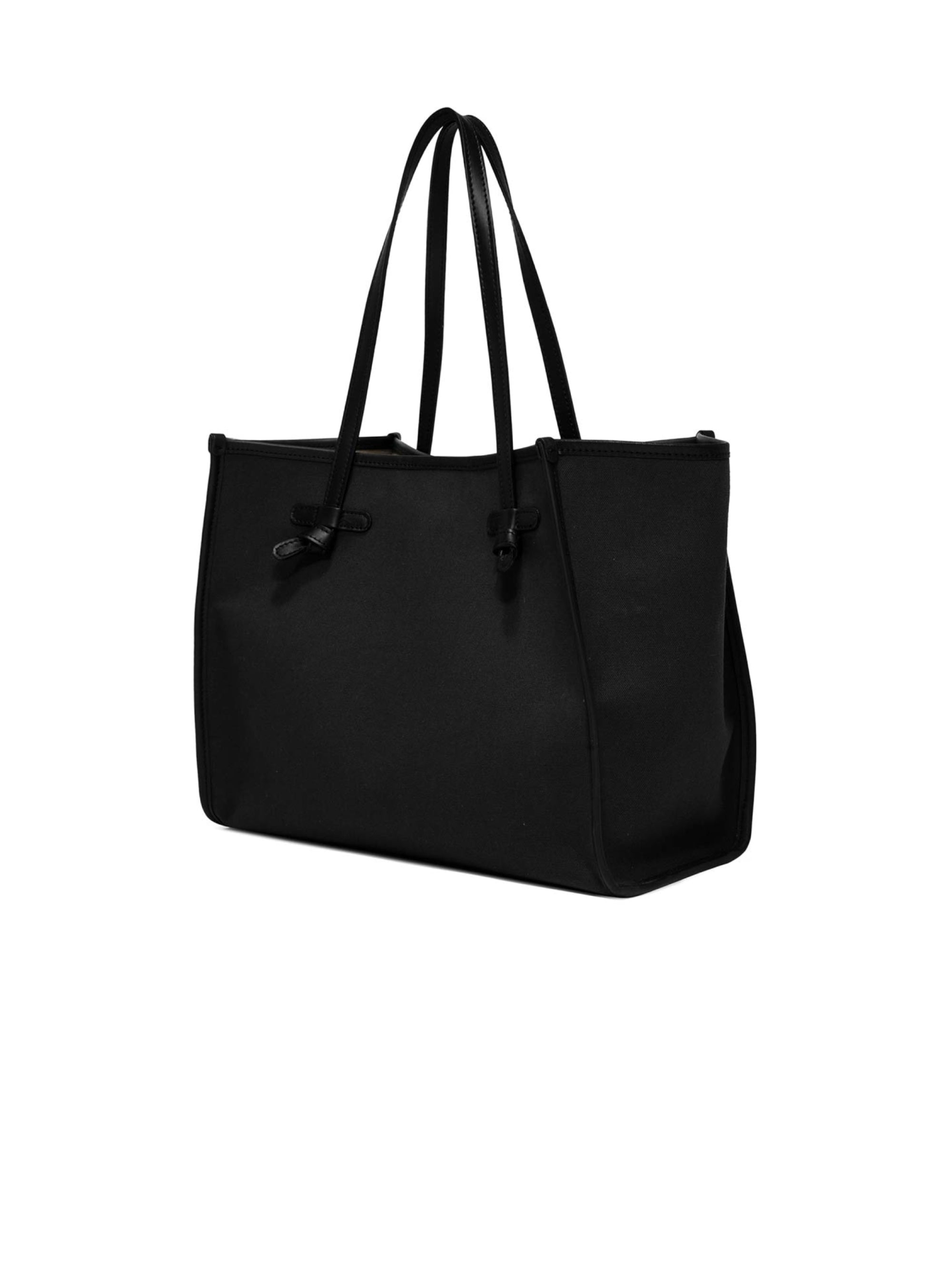 Shoulder Bag in Black/Rope Marcella Fabric