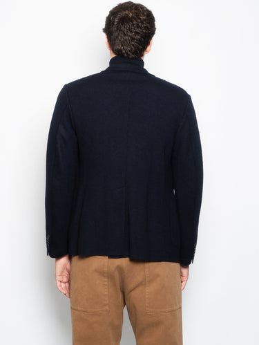 Veste Slanegà en drap de laine bleu