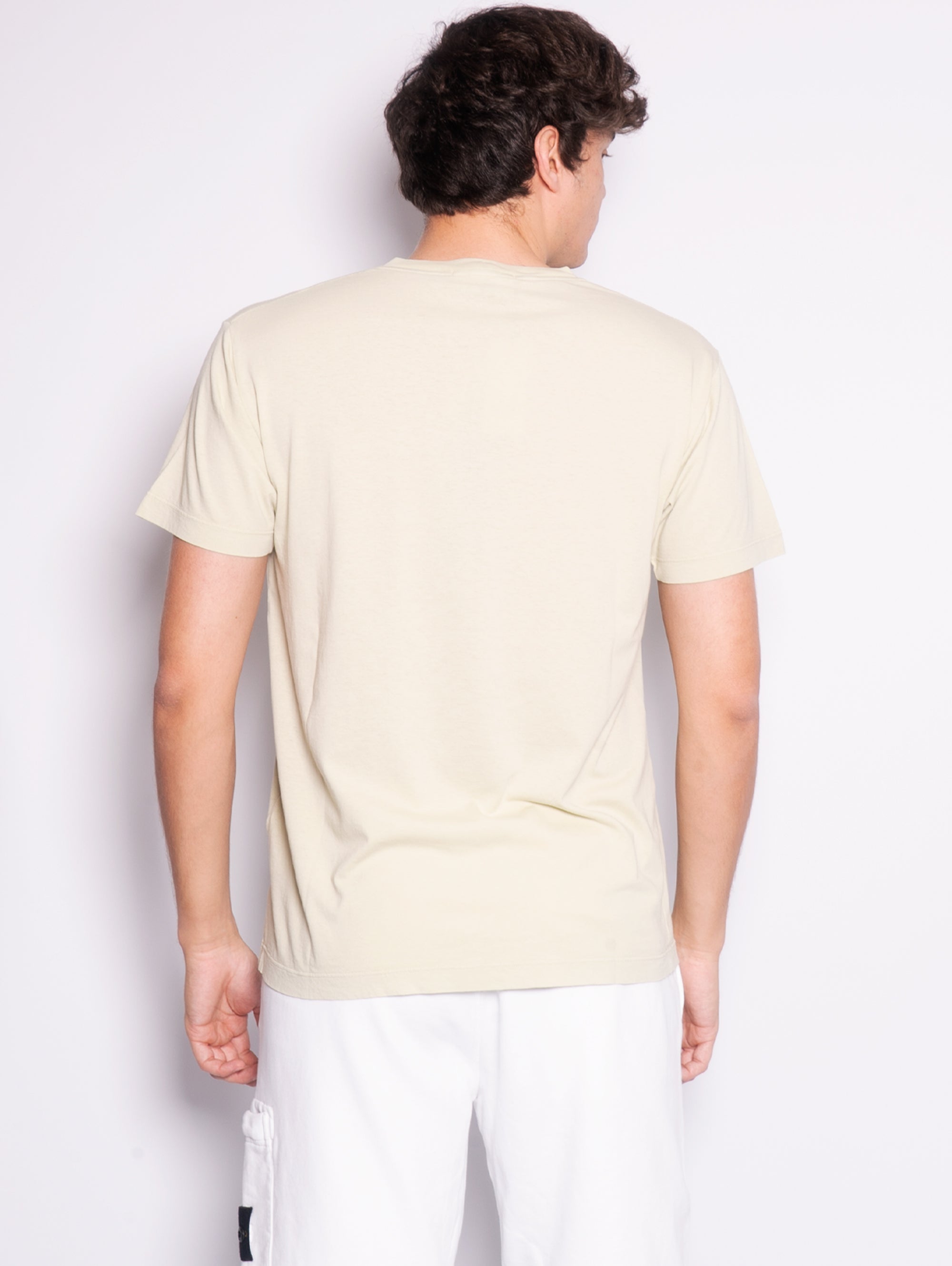 T-shirt with Institutional One Pistachio print