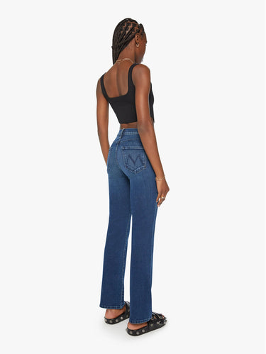 High-Waist-Jeans The Kick It Blau