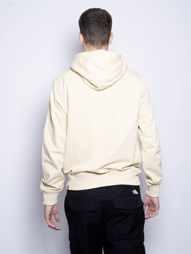 Kapuzenpullover mit gesticktem Logo Kiesel