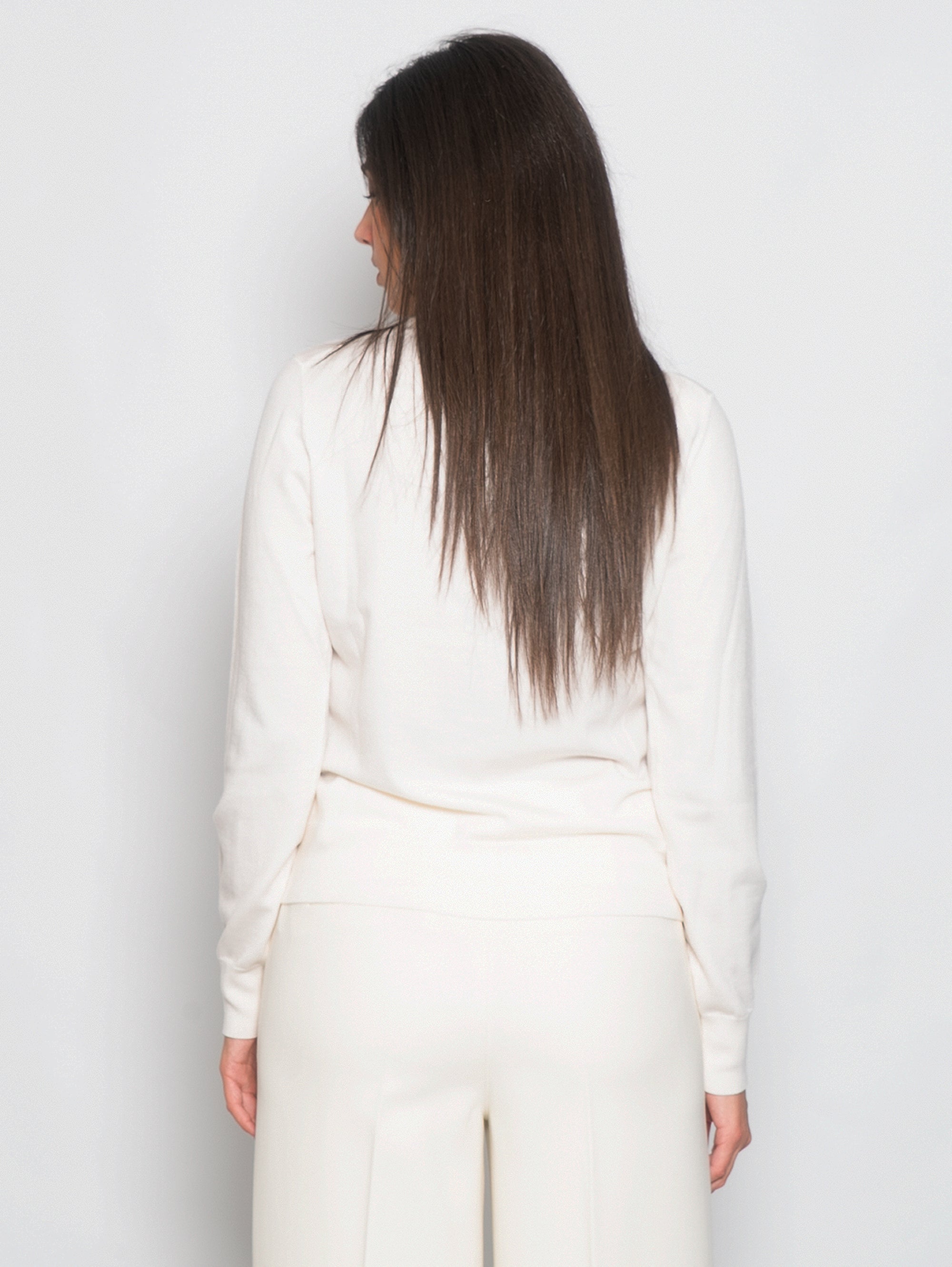 Cream Cashmere Blend Turtleneck