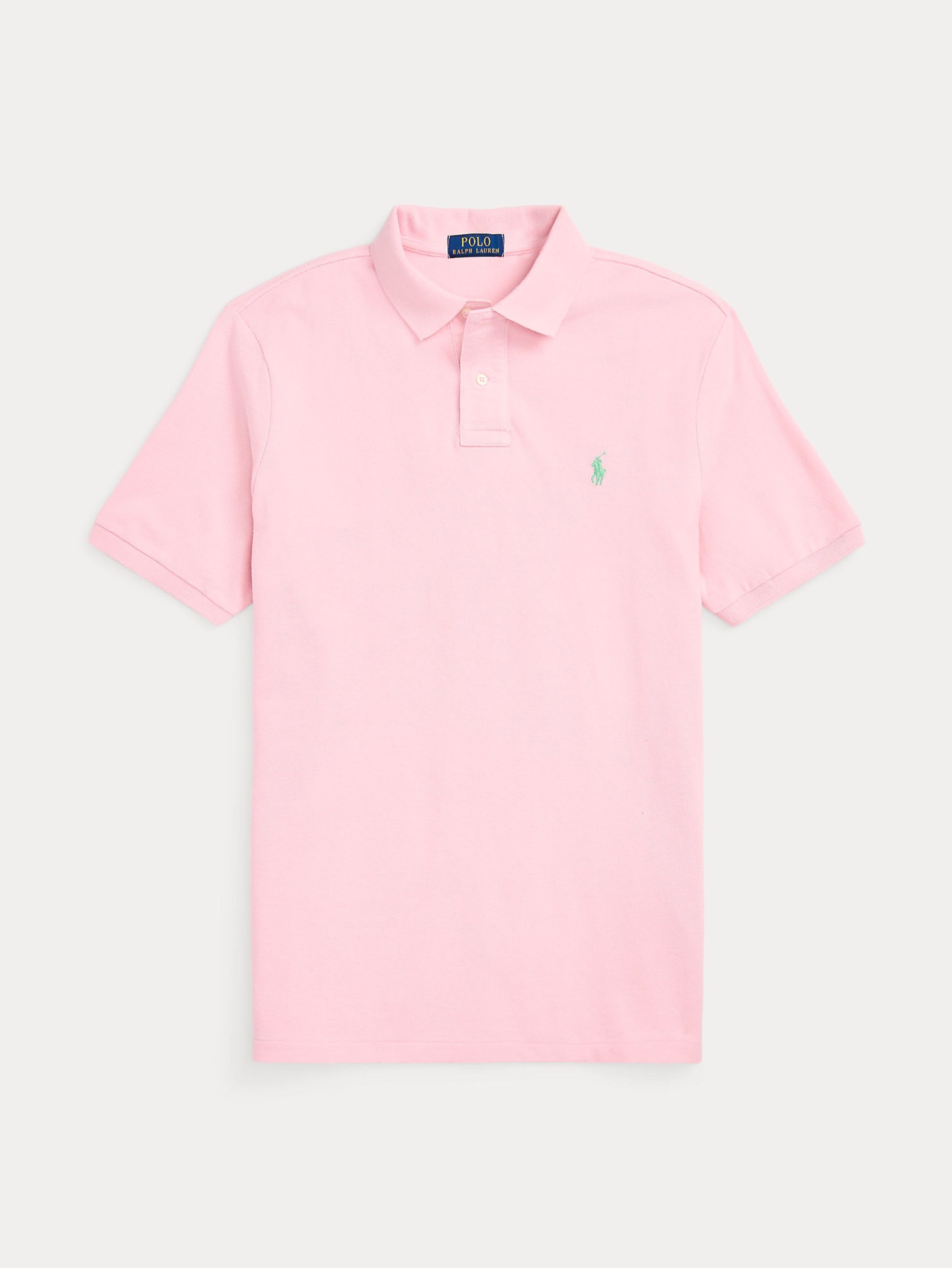 Polo in Mesh Slim Fit Rosa