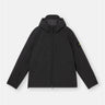 STONE ISLAND-Giacca Soft Shell con Cappuccio in Materiale Tecnico Nero-TRYME Shop