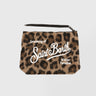MC2 SAINT BARTH-Pochette in Tessuto Eco Fur Leopardo-TRYME Shop