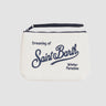 MC2 SAINT BARTH-Pochette in Velluto a Coste Crema-TRYME Shop