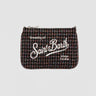 MC2 SAINT BARTH-Pouch Parisienne Mini in Tweed Lurex Nero-TRYME Shop