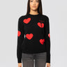 MC2 SAINT BARTH-Maglione Girocollo con Ricamo Vi Ghosto Tutti Nero-TRYME Shop