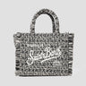 MC2 SAINT BARTH-Borsa in Lana Motivo Tweed Colette Nero-TRYME Shop