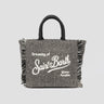 MC2 SAINT BARTH-Borsa in Lana Motivo Spigato Mini Vanity Grigio-TRYME Shop