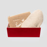 MC2 SAINT BARTH-Box con Cappello in Lana e Pochette in Tessuto Sherpa Beige-TRYME Shop