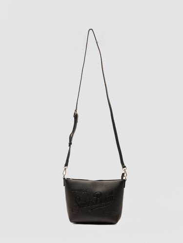 Pochette Aline in Pelle Martellata Nero