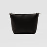 MC2 SAINT BARTH-Pochette Aline in Pelle Martellata Nero-TRYME Shop