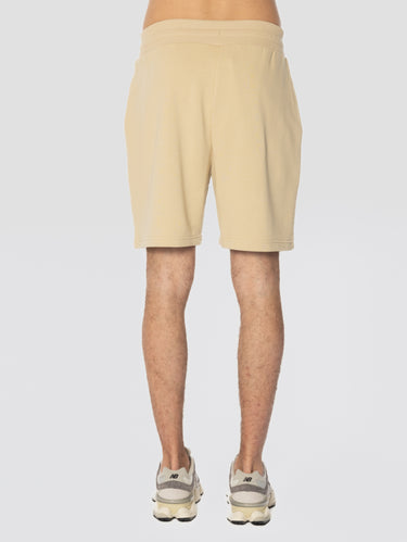 Sweatshorts mit kontrastierenden Taschen Kiesel