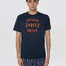 MC2 SAINT BARTH-T-shirt con Stampa Official Spritz Taster Blu-TRYME Shop