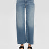 ICON DENIM-Jeans Angie con Orlo Sfrangiato Blu-TRYME Shop