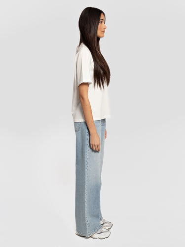 Debby Jeans Wide Leg in Lichtblauwe Wassing