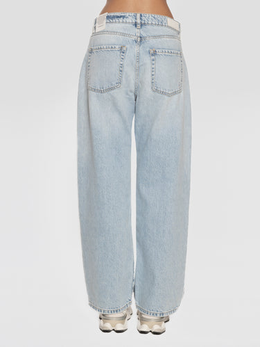 Bea wide leg denim regular blauw