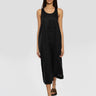 MAX MARA MM-Abito Longuette in Lino Douglas Nero-TRYME Shop