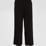 MAX MARA MM-Pantalone Cropped in Viscosa Crepe Savio Nero-TRYME Shop