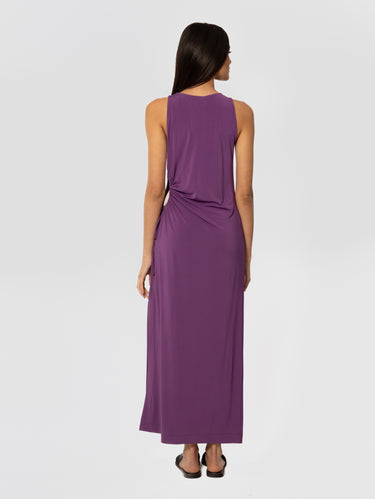Ärmelloses Kleid mit Cut-Out-Detail Caro Violett