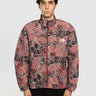 THE NORTH FACE-Giacca a Vento con Stampa Grafica Rosa-TRYME Shop