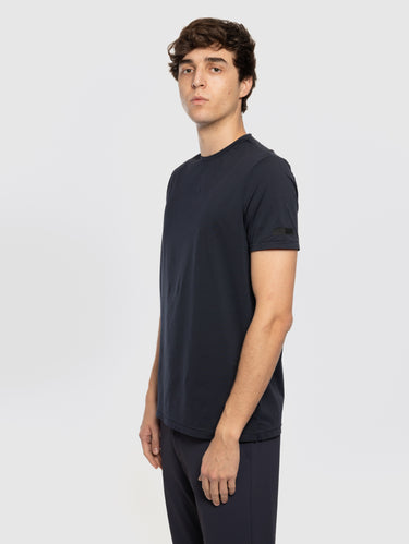 T-shirt en tissu Oxford très fin bleu