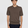 CLOSED-Polo con Mezza Zip Grigio-TRYME Shop