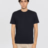 ALPHA STUDIO-T-shirt Maniche Corte in Ice Cotton Blu Notte-TRYME Shop