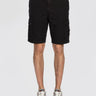 STONE ISLAND-Bermuda Cargo in Twill di Cotone Nero-TRYME Shop