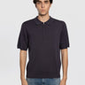 CLOSED-Polo con Mezza Zip Blu-TRYME Shop