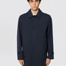 PALTò-Impermeabile in Jersey Tecnico Emilio Blu-TRYME Shop