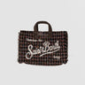 MC2 SAINT BARTH-Borsetta Porta Cellulare in Tweed e Lurex Nero-TRYME Shop