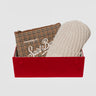 MC2 SAINT BARTH-Box con Cappello in Lana e Pochette Pied de Poule Beige-TRYME Shop