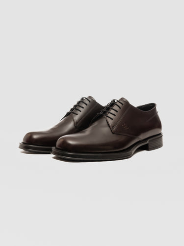 Milaan Veterschoenen in Kalfshuid Bruin
