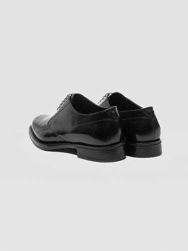 Milaan Veterschoenen in Kalfshuid Zwart