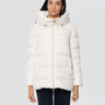 ADD-Piumino con Cappuccio e Zip Laterali Riso-TRYME Shop