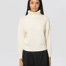 ADD-Maglione Collo Alto in Lana Merinos Riso-TRYME Shop