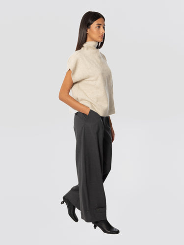 Adjustable Hem Pants Anthracite